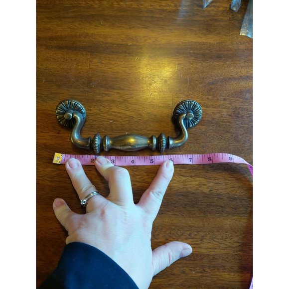 Vintage Die Cast Drawer Pull Large 7.5 In CH-1480 Carriage House Style Salvage - Picture 2 of 5